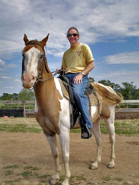 Alan on a horse