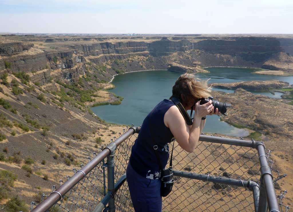 windy at Dry Falls