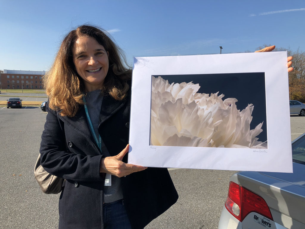 Karen's first photo sale