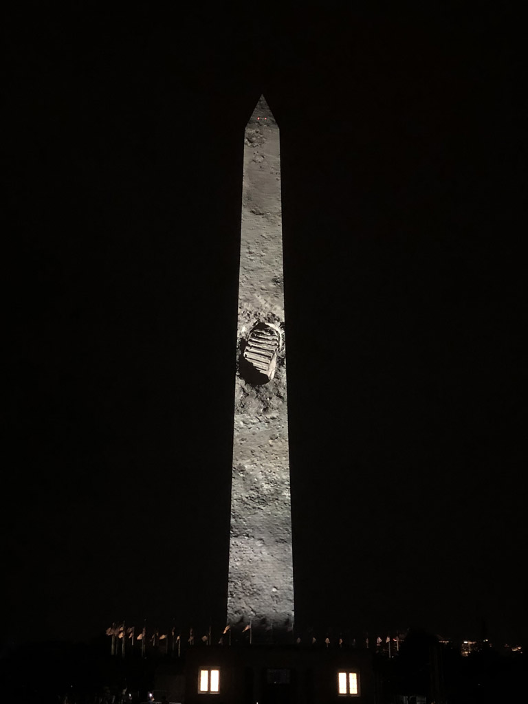 footprint on the moon