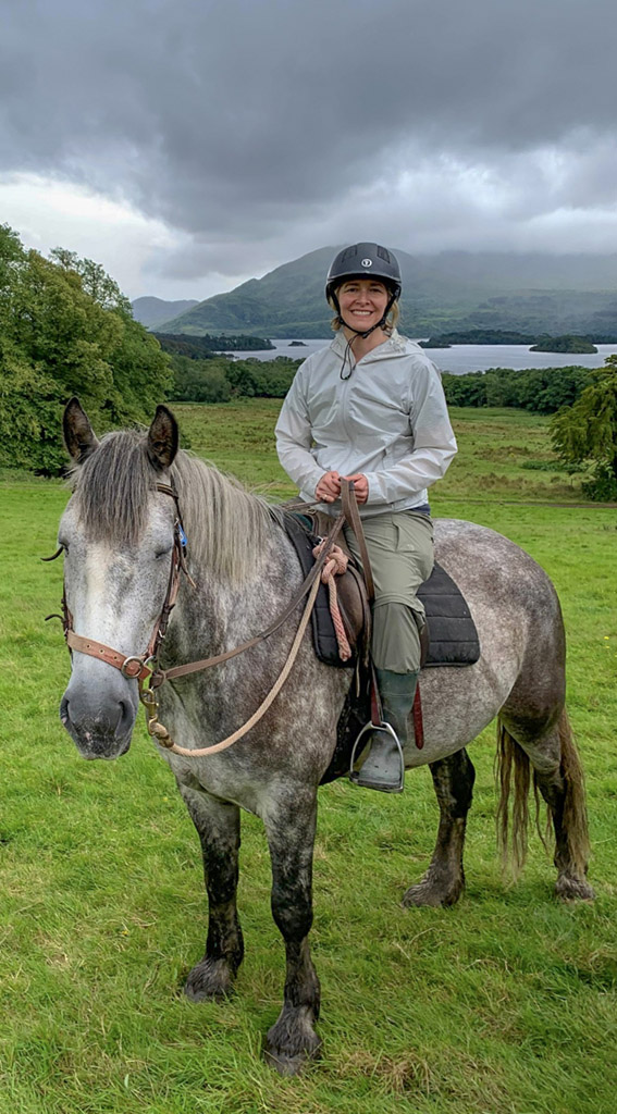 On horseback in Killarney