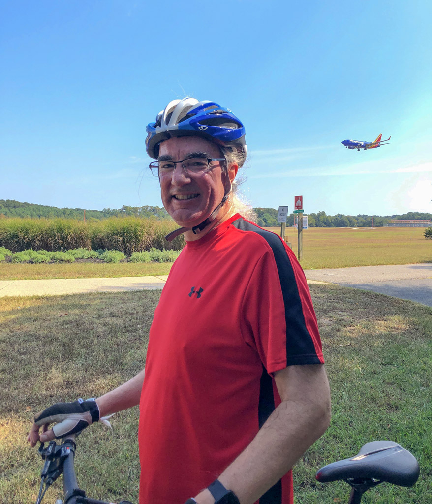 Alan on his bike