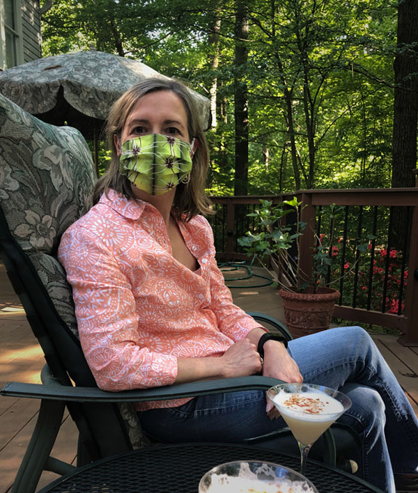 Karen in a mask