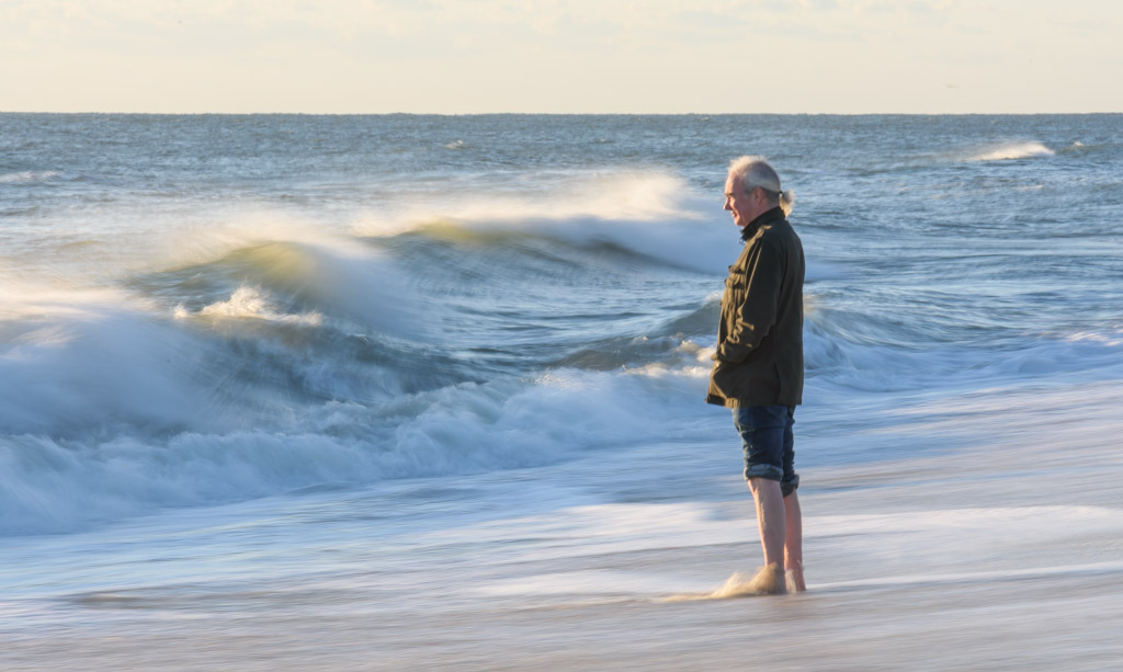 Alan at water's edge