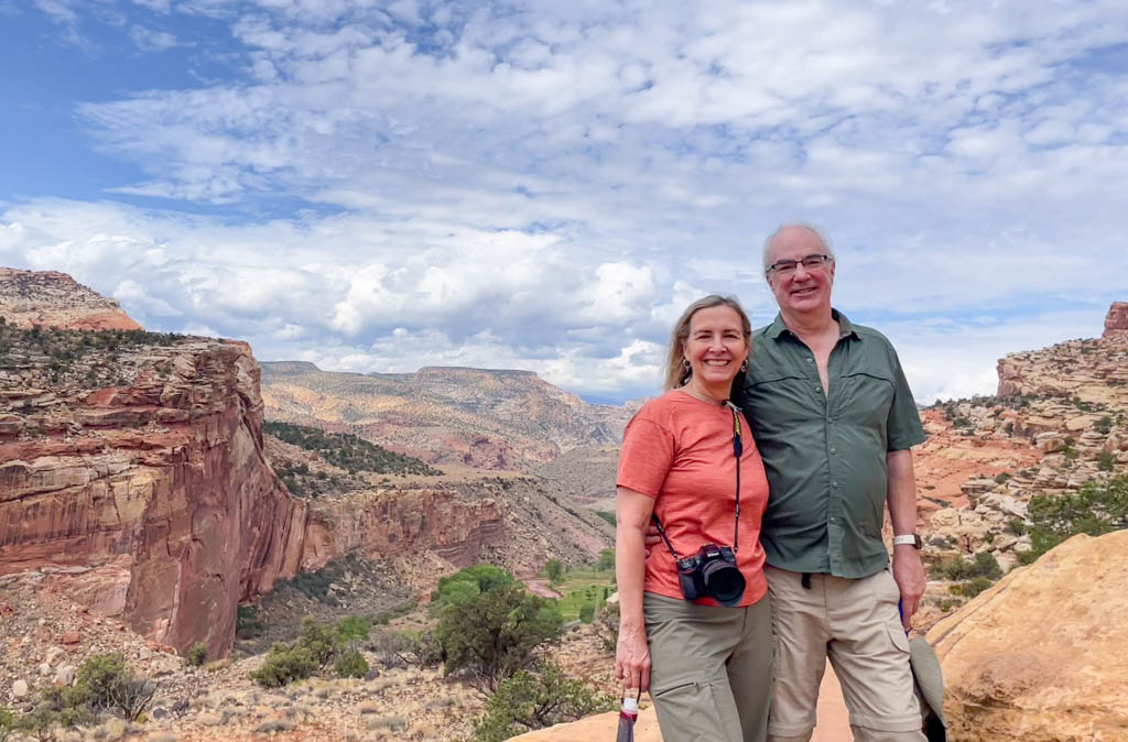 Karen & Alan hiking